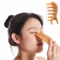 【YF】♧♗  1Pcs Resin Massage Comb Face Neck Acupuncture Scalp Relaxation Wide-Tooth Massager