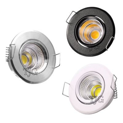 【LZ】☢  Mini LED COB Downlight para Exibição de Jóias Dimmable Cut Hole Sob Gabinete Spot Light Teto Recesso Lâmpada 3W AC85-265V