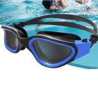 DAXIANG แว่นตาดำน้ำน้ำหนักเบาพกพาสะดวกป้องกันรังสียูวีแว่นตาว่ายน้ำกันน้ำว่ายน้ำเลนส์ป้องกันหมอก