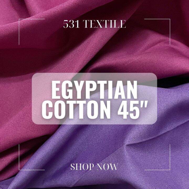 EGYPTIAN POLY COTTON WITH TWILL SHIRTING FABRIC / TELA 45 Lazada PH