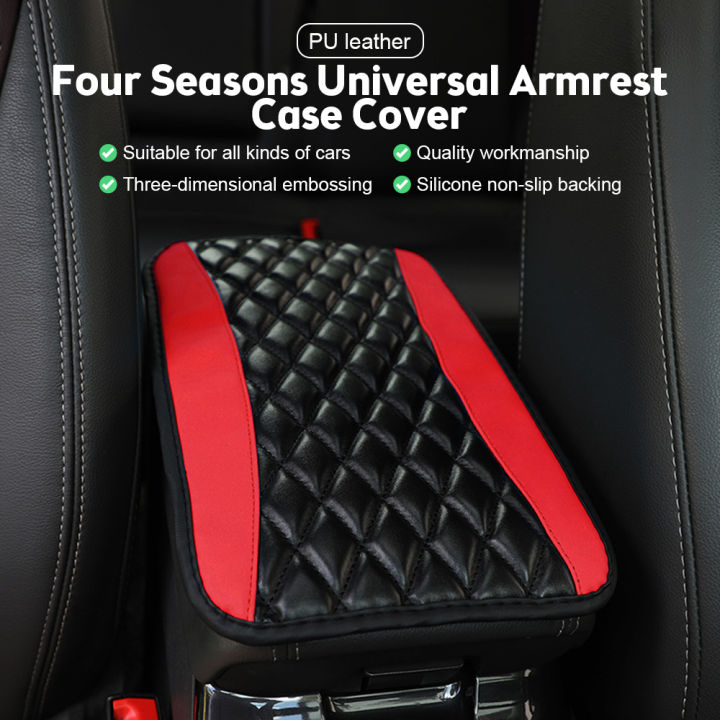 Car Armrest Pad Anti Slip Center Console Seat Box Cover Arm Rest Protection  Mat