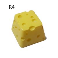 Cheese Cake KeyCaps Customized OEM R4 Profile Resin Keycap For Cherry Mx Gateron Switch Mechanical Keyboard