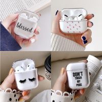 Love Heart Stars Cute Earphone Case For Apple iPhone Charging Box For AirPods Pro Hard Transparent Protective Cover Accessories