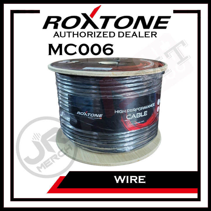 1 ROLL Roxtone (MC006L1000) Balanced Stereo Microphone Cable Heavy Duty