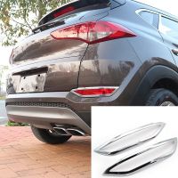 ไฟตัดหมอกไฟตัดหมอกโครเมียมฝากระโปรงหลัง2018สำหรับ Hyundai Tucson TL 2015- 2017แต่งรถตกแต่งภาพกรอบ