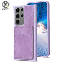 XICCI สำหรับ S23 Samsung S22พิเศษบวก S21บวก S21Ultra S21FE บัตรน้ำค้างแข็งเคสกระเป๋าใส่นามบัตรที่มีฝาครอบกระเป๋าใส่บัตรเครดิต