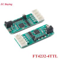 FT4232-4TTL USB ถึง 4 Way TTL โมดูล FT4232HL UART โมดูลพอร์ตอนุกรม DC 5V 3.3V 2.5V 1.8V 4 ช่อง XH2.54 Interface Board