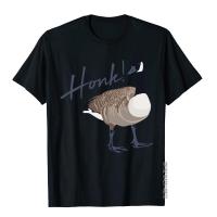 Canadian Goose Honk Funny Cute Bird Hunter Gift Animal Summer Tops &amp; Tees For Men Cotton T Shirts Family Newest XS-4XL-5XL-6XL