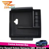 Zeratul สำหรับ Renault Koleos QM6 2016-2019อุปกรณ์เสริม ABS ตรงกลางภายในรถยนต์ที่วางแขนกล่องเก็บที่พักแขน