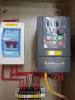 INVERTER 1.5 kW 2HP  INPUT 220V  1PHASE  ไฟบ้าน   OUTPUT 220V  3 PHASE  WITH CONTROL BOX  พร้อมตู้ควบคุม หมุน ซ้าย หรือ ขวา และ หยุด