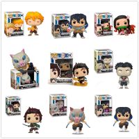 Funko Pop Denom Slayer Tanjirou Nezuko Chaveiro Agatsuma Zenitsu Hashibira Inosuke Figure