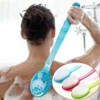 แปรงอาบน้ำ Back Body Bath Shower Sponge Scrubber Brushes With Handle Exfoliating Scrub Skin Massager Exfoliation Bathroom Brush-SDFU STORE