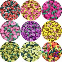 30pcs/Lot 10mm Clay Beads Round Shape Fruit Clay Spacer Beads Polymer Clay Beads For Jewelry Making DIY Handmade Accessories DIY accessories and other