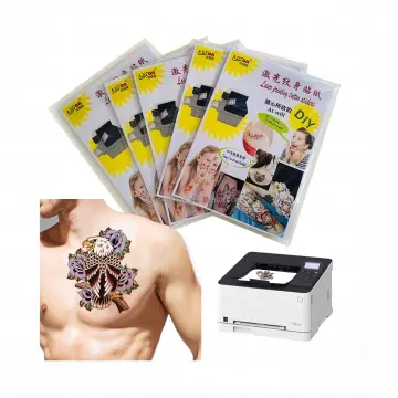 Print Your Own Temporary Tattoos  Inkjet  Laser  A4 Blank Tattoo Papers   Mr Decal Paper