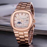 ร้อน, ร้อน★【Ready Stock】Original Patek Philippes Luxury Business Men Watch Fashion Casual Stainless Steel Quartz Watch Wristwatch