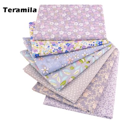 Teramila Soft Comfortable Floral Printing Design Centimers Cotton Fabric Quilting Material Patchwrok Twill Fat Quarter Tecido