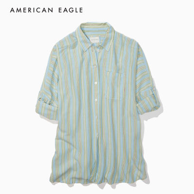 American Eagle Core Beach Shirt เสื้อเชิ้ต ผู้หญิง บีชเชิ้ต (NWSB 035-4995-401)