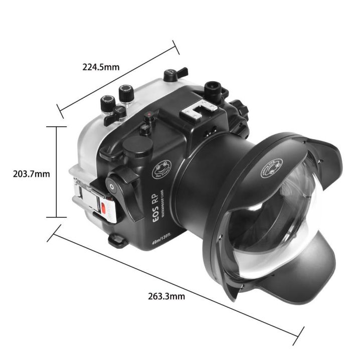 seafrogs-professionalกางเกงในดำน้ำการถ่ายภาพ40mโครงครอบกล้องสำหรับcanon-eos-rp