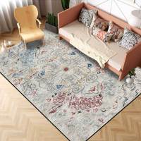 Vintage Floral Persian Cars for Living Room Ethnic Boho Rug Home Decoration Salon Bedroom Chair Cushion Non Slip Door Mats