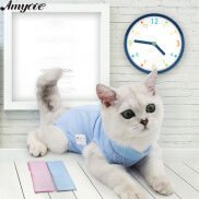 Amyove Pet Cat Surgery Suit High Elastic Breathable Anti-licking Anti