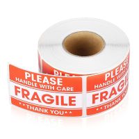 hot！【DT】☋✲►  100PCS Fragile Stickers The Goods Please Handle With Warning Labels Supplies