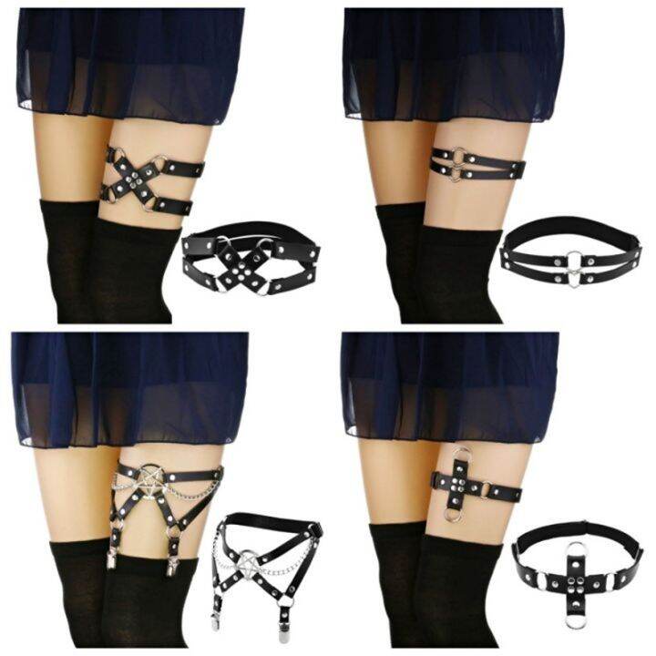 yf-fxcube-new-goth-punk-leg-garter-thigh-harness-gothic-accessories-egirl-jewelry