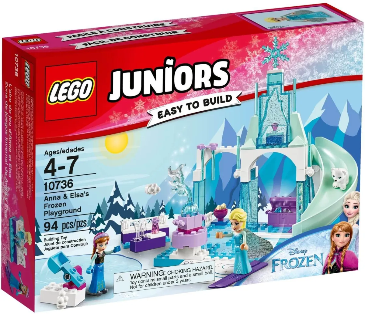 Mua đồ chơi LEGO Juniors 10736 - Lâu Đài Băng của Elsa và Anna ...