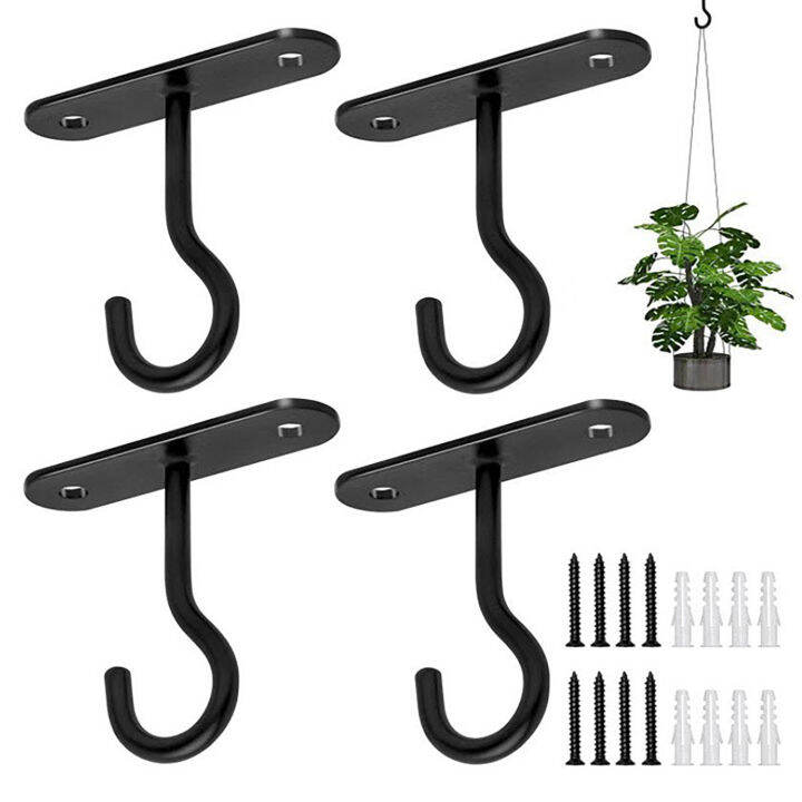 Drillfree Plant Hook Wallmounted Flower Pot Hook for Indoor Gardening