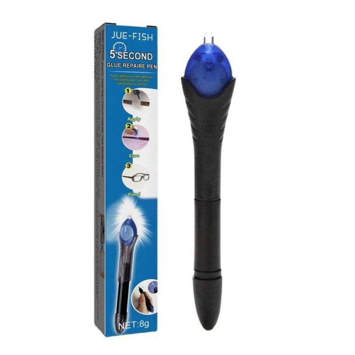 uv-glue-for-glass-5-second-curing-glue-pen-liquid-welder-with-light-quick-dry-welding-compound-pen-repair-tool-for-metal-glass