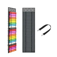 Vinyl Roll Holder with 48 Compartments, Vinyl Roll Storage Organizer Wall Craft Room Organizers and Storage