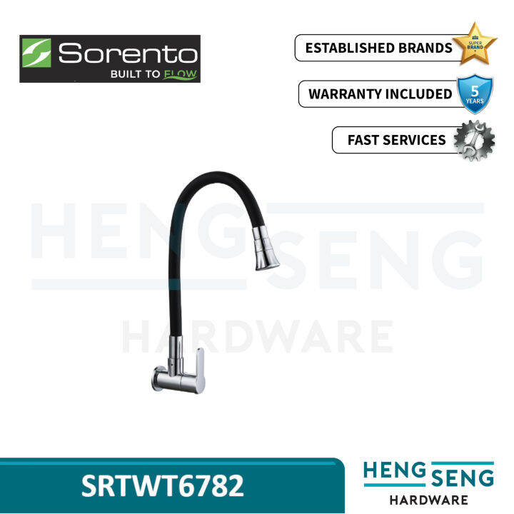 Sorento SRTWT6782 WallMounted Silicone Flexible Kitchen Tap/ Water Tap