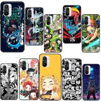 【cw】 Demon Slayer Phone Case For Xiaomi Mi 11 Lite 11T 10T 12 Pro POCO X3 GT X4 NFC F3 M3 M4 Pro Soft Cover