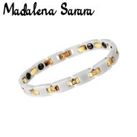 【CW】 MADALENA SARARA Titanium Magnetic Germanium Magnets Negative Ions Inlaid Heathy