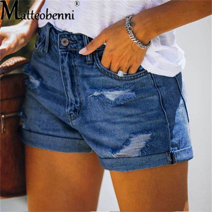 women-fashion-ripped-high-waisted-rolled-denim-shorts-vintage-hole-summer-casual-pocket-short-jeans-ladies-hotpants-shorts-2022