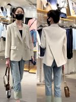 Uniqlo 2023 New Fashion version High-end slit blazer for women spring 2023 new design versatile casual Korean-style western style niche suit