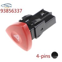 New 93856337 8200442724 Hazard light Warning Flash button switch For Renault Laguna Master Espace Trafic Opel Vauxhall