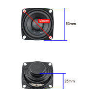 2นิ้ว53มิลลิเมตรนีโอไดเมียเต็มช่วงฮอร์นกระดาษอ่างยางขอบ8ohm 5วัตต์ลำโพง2ชิ้น