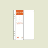 Theorem Note Refill Diary A6 Blank Refill เนื้อในไดอารี่แบบเติม ไม่มีเส้น