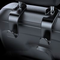 【CC】☌☈﹍  2Pcs Headrest Storage Hanger Car Back Organizer Holder Interior Accessories