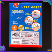 ? JCTTTY ? Full English halli Galli กระดานเกมเทรดดิ้ง SKILL famaliy PARTY Game