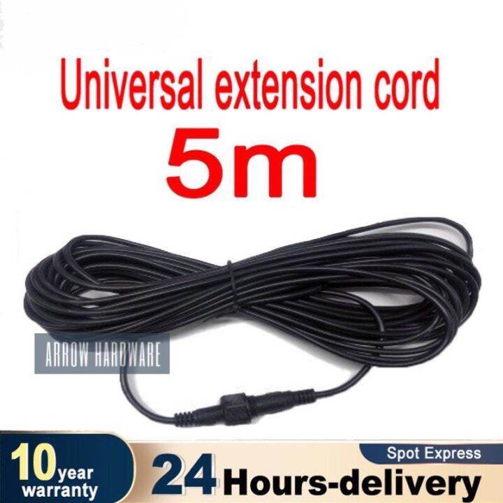 In stock 5m cable 5m extension connector solar flood light waterproof