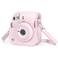 ???สำหรับ Instax Mini 12เคสกล้องเคสพียูป้องกันกระเป๋าเดินทางพร้อม Tali Bahu