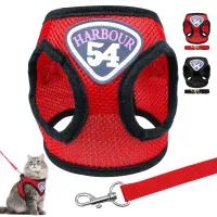 Nylon Adjustable Vest Harness Puppy Cat Pet Products Leads Leash Dog Supplies Dog Vest Cat Collar