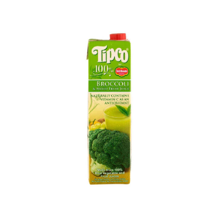 Del Monte Tipco 100 Broccoli & Mixed Fruit Juice (1L) Lazada PH