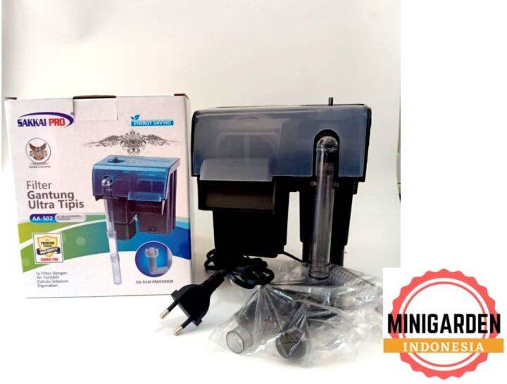FILTER GANTUNG ULTRA TIPIS SAKKAI PRO AA502 HANGING FILTER AQUARIUM