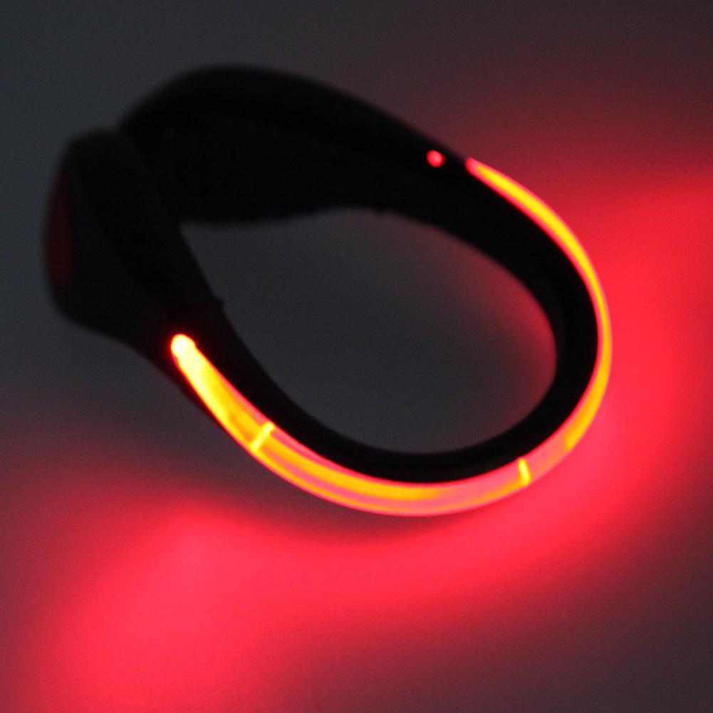 2pc LED Shoe Clip Light High Visibility Reflective Safety Night Running Gear 