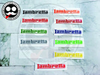 สติกเกอร์​​ Lambretta กันความร้อน​ ธรรมดา(ไม่สะท้อนแสง) สำหรับติดแคร้ง แลมเบรตต้า​ สีสวย​ มีหลายสี​