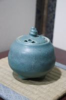 Chinese Ru Kiln Porcelain incense burner old Pottery censer pot