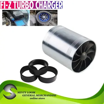 Car Single Supercharger Turbine Turbo Charger Air Filter Intake