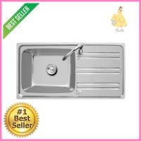 ซิงค์ฝัง 1 หลุม 1 ที่พัก AXIA RIVIERA 100 สเตนเลสBUILT-IN SINK AXIA RIVIERA 100 1B1D STAINLESS STEEL **ของแท้100%**